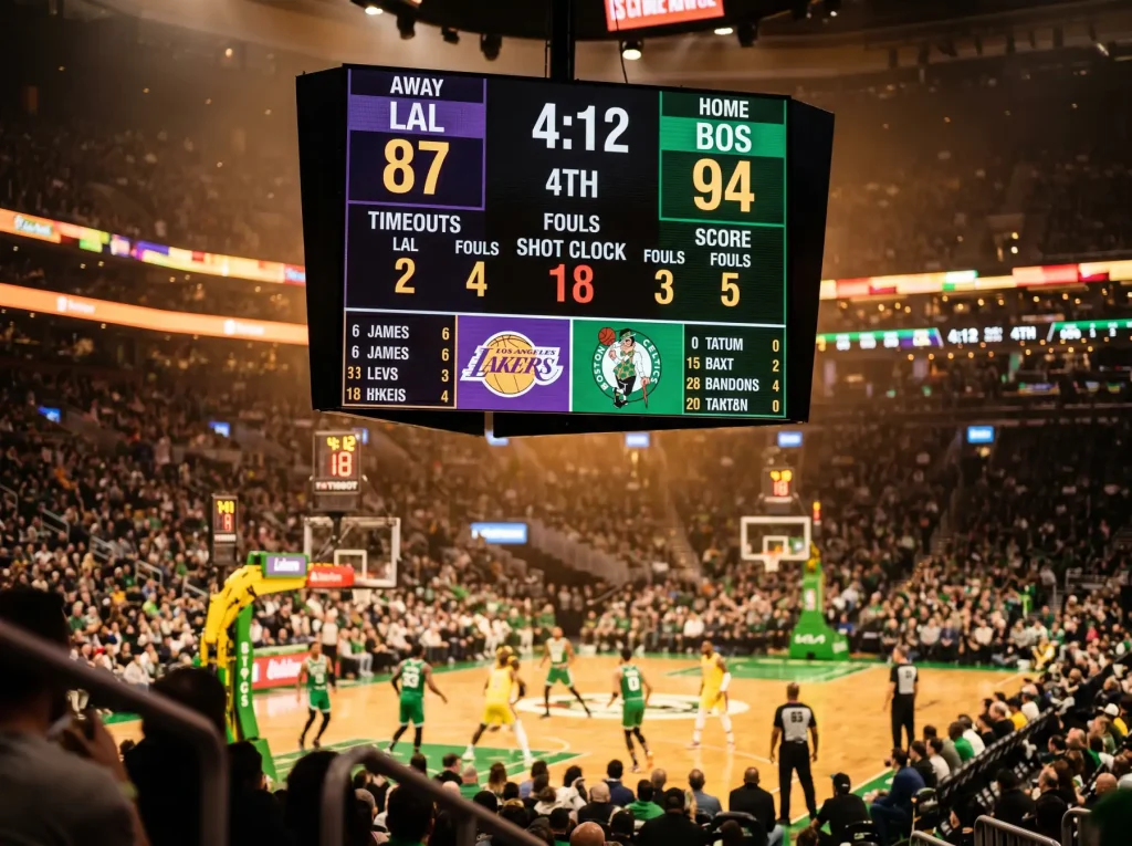 Pantalla de cuotas moneyline en un partido NBA con dos equipos enfrentados