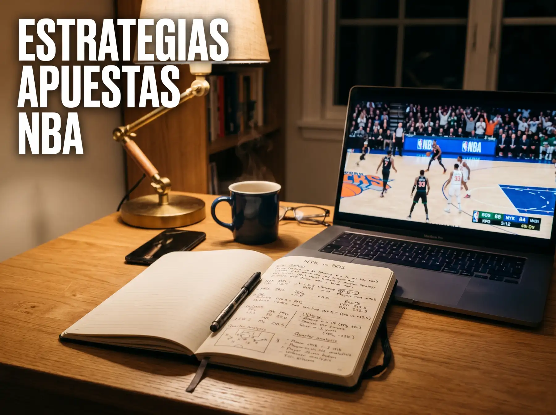 Estrategias de apuestas NBA con gestión de bankroll, value betting y análisis de datos