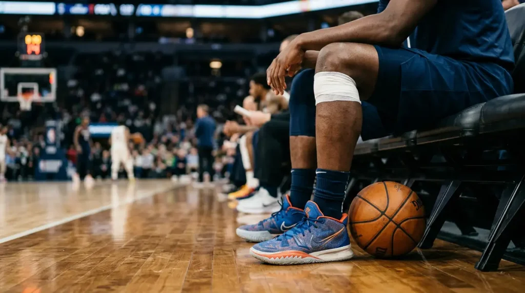 Injury report NBA con movimiento de líneas de apuesta reflejado